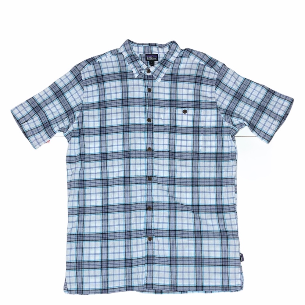 Patagonia Organic Cotton Plaid Button Down Shirt